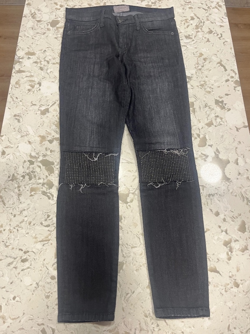 Current/Elliott Studded Skinny Jeans